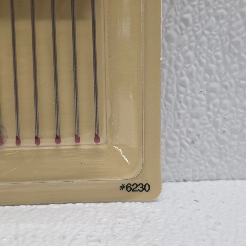 Vintage Goody Red Hair Lift Pick Metal Pins With Comfor-Tip New NOS 1982